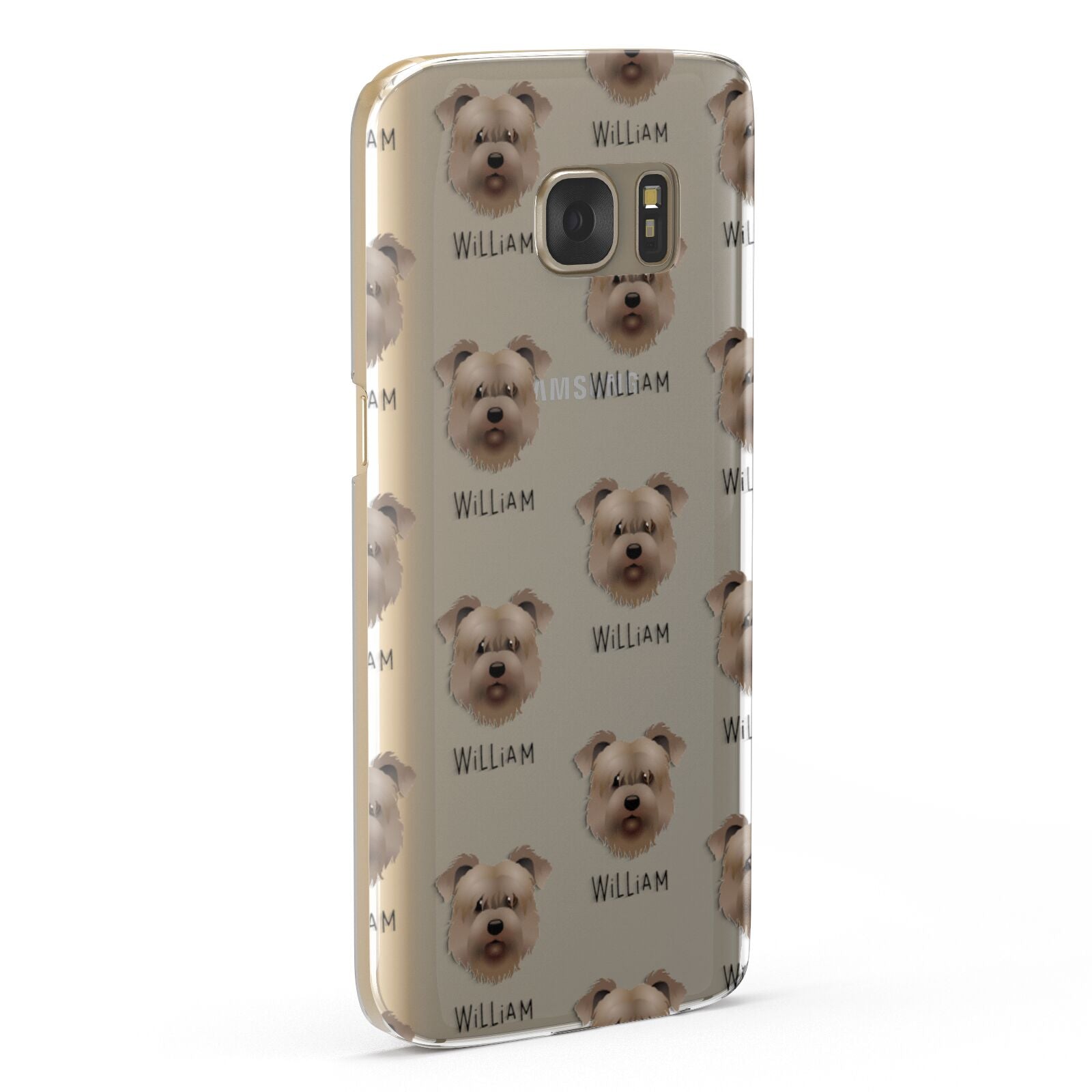 Glen Of Imaal Terrier Icon with Name Samsung Galaxy Case Fourty Five Degrees