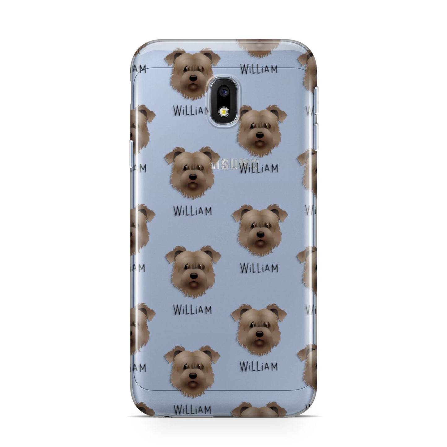 Glen Of Imaal Terrier Icon with Name Samsung Galaxy J3 2017 Case