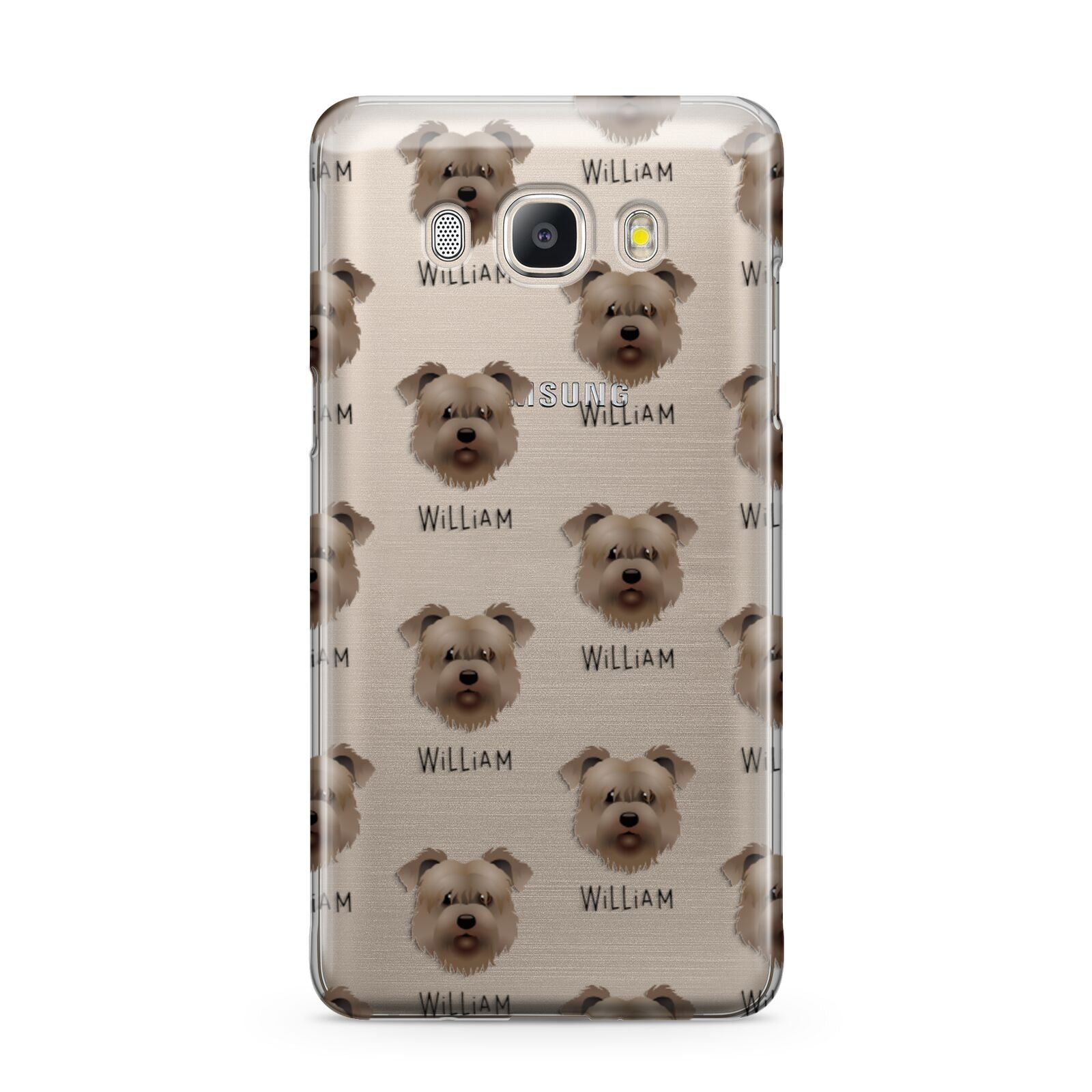 Glen Of Imaal Terrier Icon with Name Samsung Galaxy J5 2016 Case