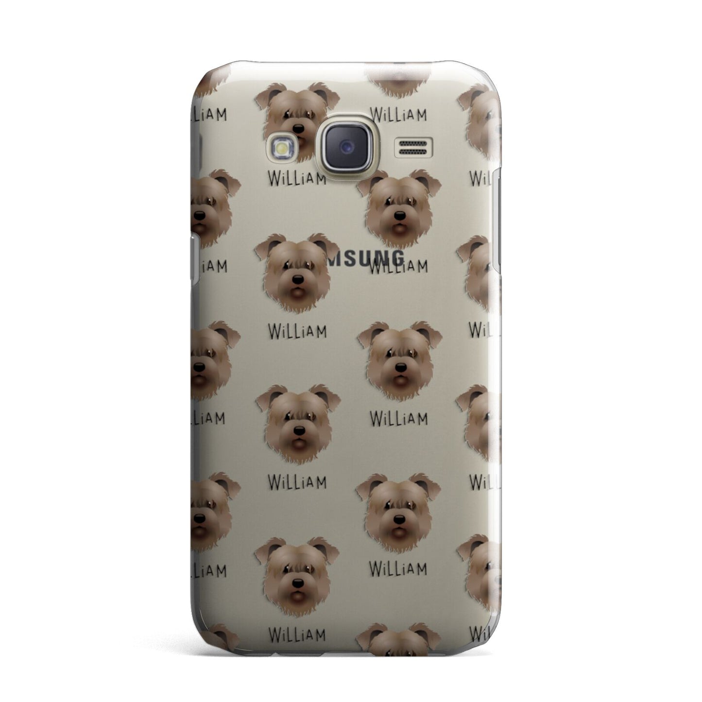 Glen Of Imaal Terrier Icon with Name Samsung Galaxy J7 Case