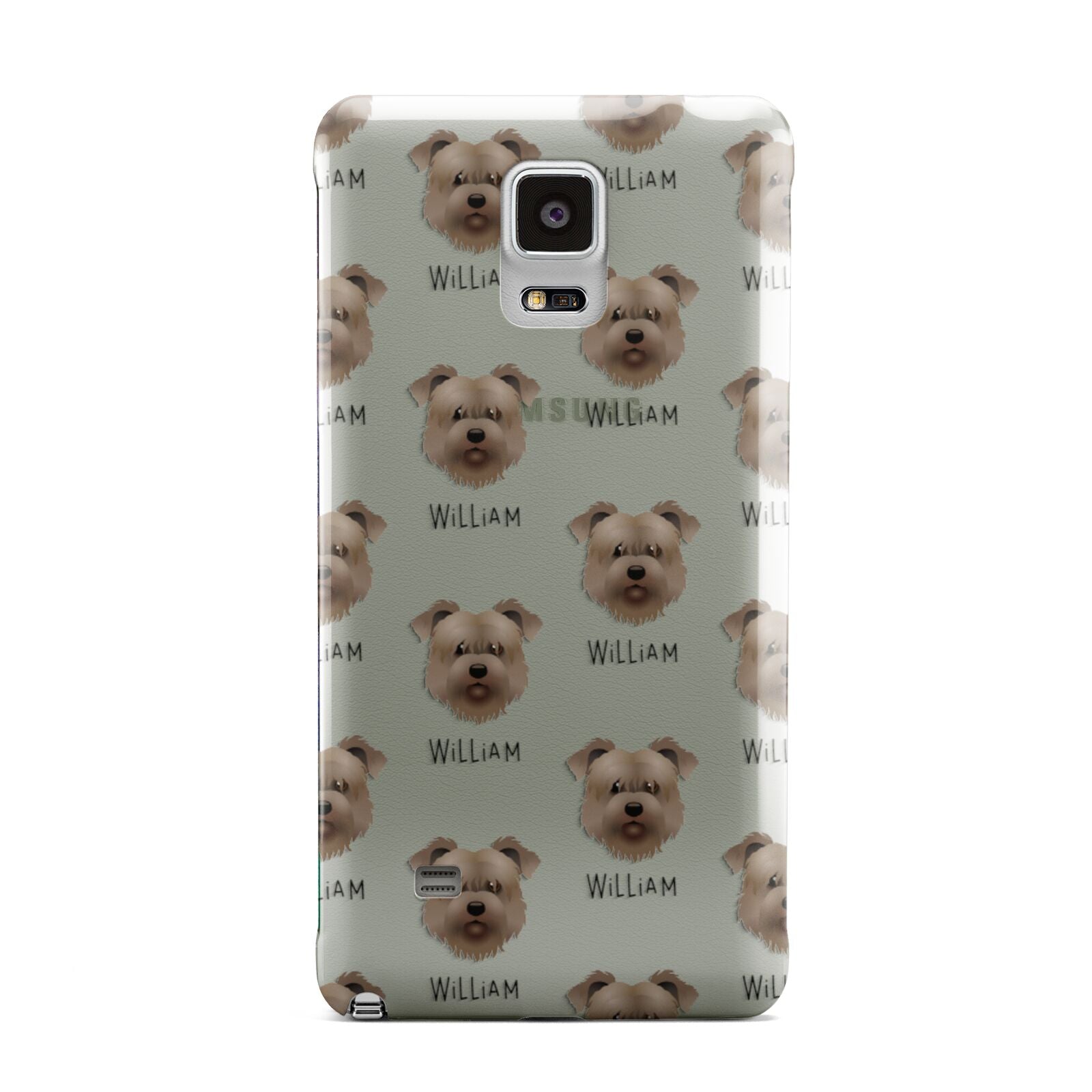 Glen Of Imaal Terrier Icon with Name Samsung Galaxy Note 4 Case