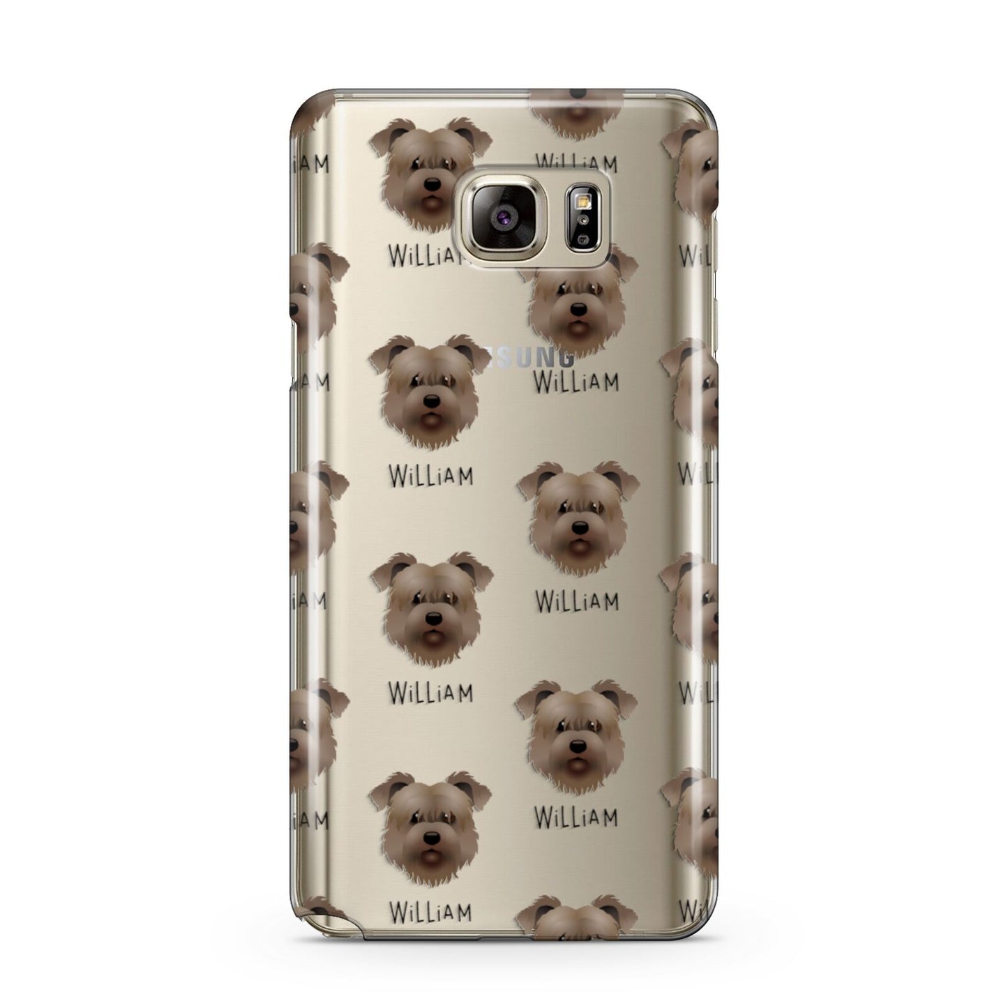 Glen Of Imaal Terrier Icon with Name Samsung Galaxy Note 5 Case