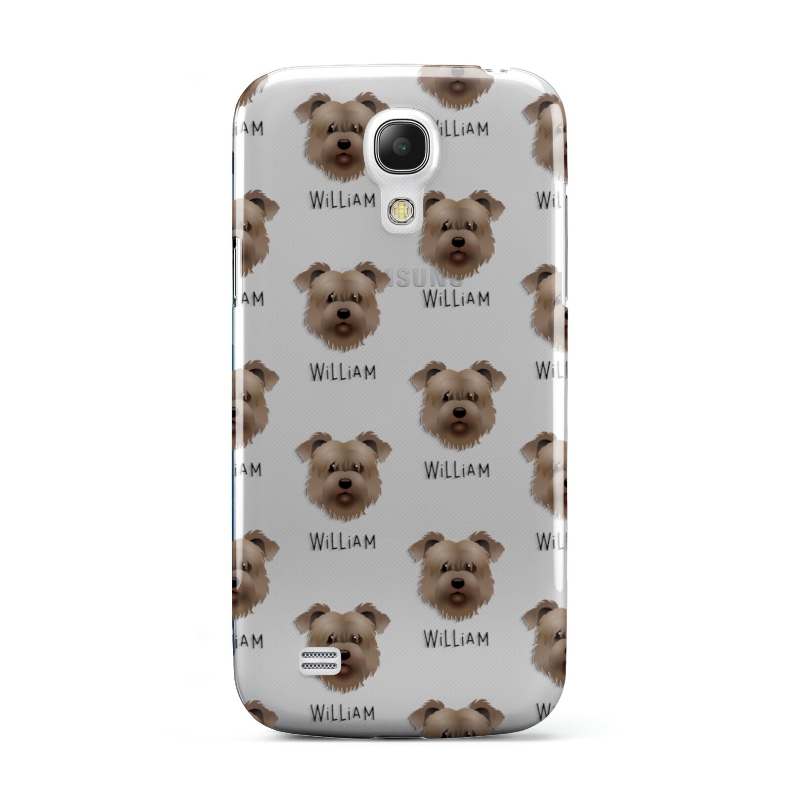 Glen Of Imaal Terrier Icon with Name Samsung Galaxy S4 Mini Case