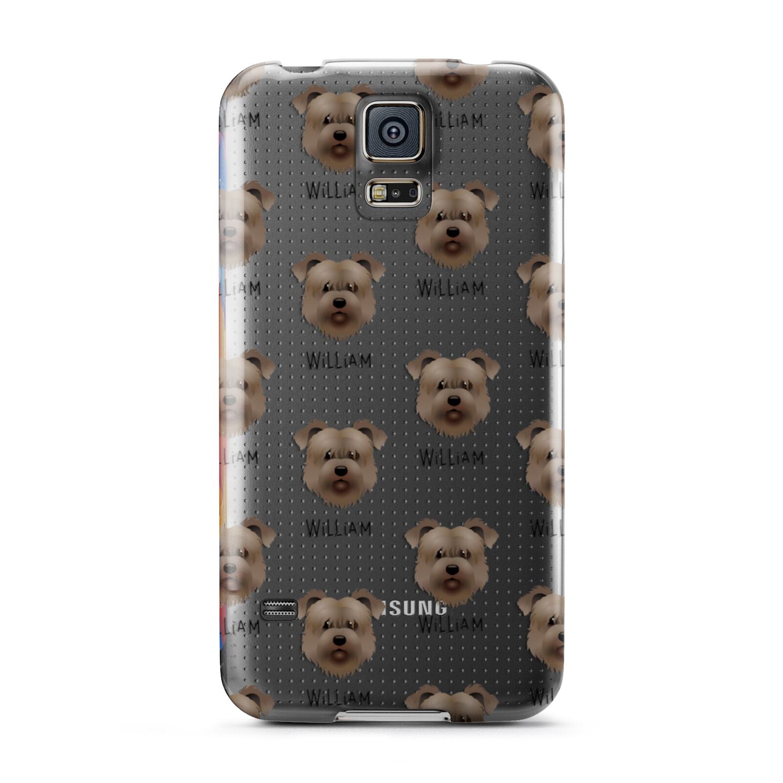 Glen Of Imaal Terrier Icon with Name Samsung Galaxy S5 Case