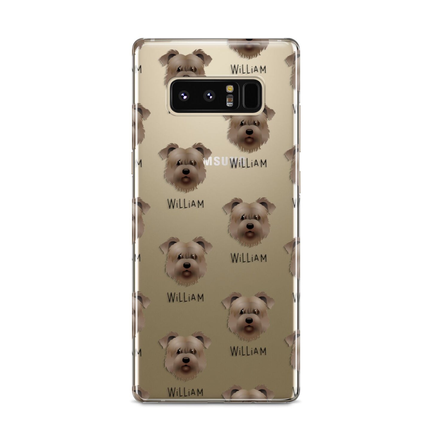 Glen Of Imaal Terrier Icon with Name Samsung Galaxy S8 Case