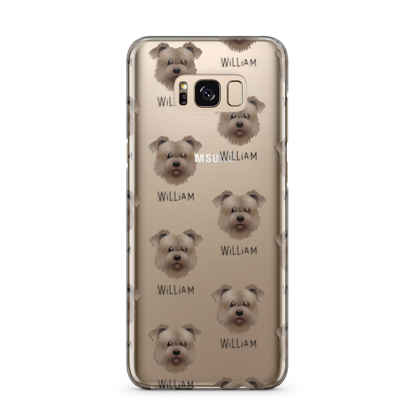 Glen Of Imaal Terrier Icon with Name Samsung Galaxy S8 Plus Case