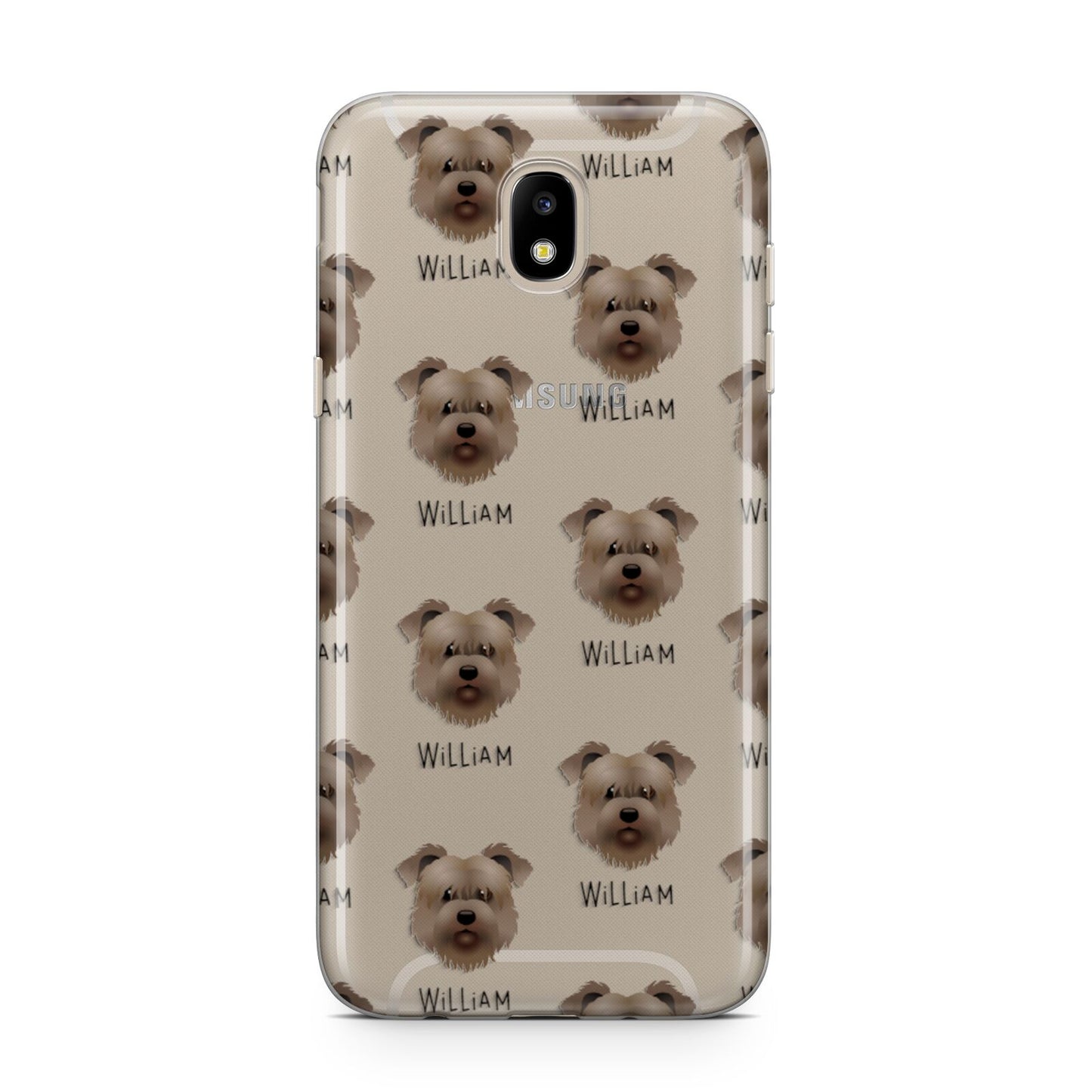 Glen Of Imaal Terrier Icon with Name Samsung J5 2017 Case