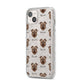 Glen Of Imaal Terrier Icon with Name iPhone 14 Plus Glitter Tough Case Starlight Angled Image