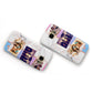 Glitter and Marble Photo Upload with Text Samsung Galaxy Case Flat Overview