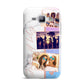Glitter and Marble Photo Upload with Text Samsung Galaxy J1 2015 Case