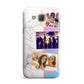 Glitter and Marble Photo Upload with Text Samsung Galaxy J7 Case