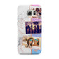Glitter and Marble Photo Upload with Text Samsung Galaxy S6 Edge Case