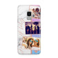 Glitter and Marble Photo Upload with Text Samsung Galaxy S9 Case