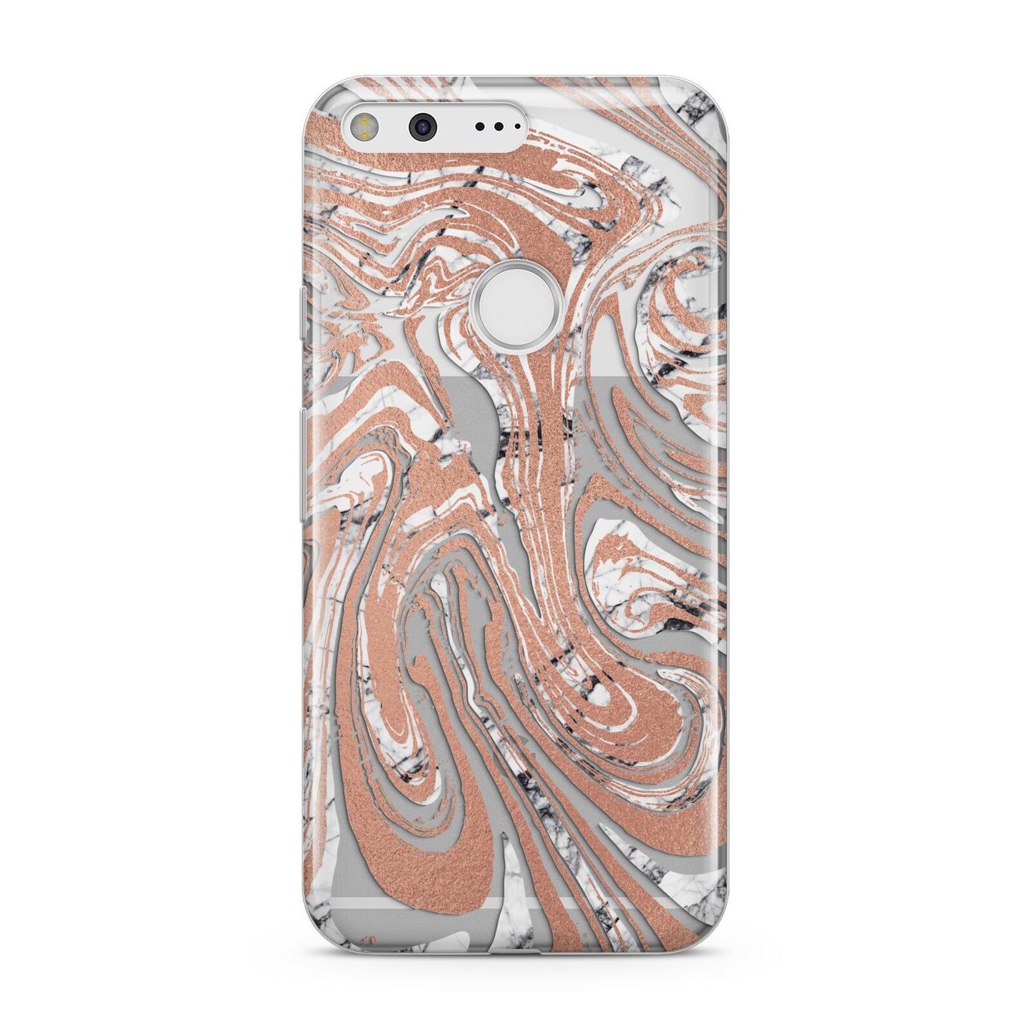 Gold And White Marble Google Pixel Case