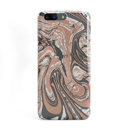 Gold And White Marble OnePlus Case