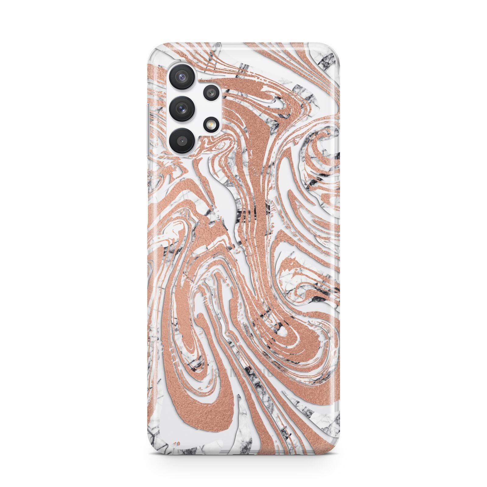 Gold And White Marble Samsung A32 5G Case