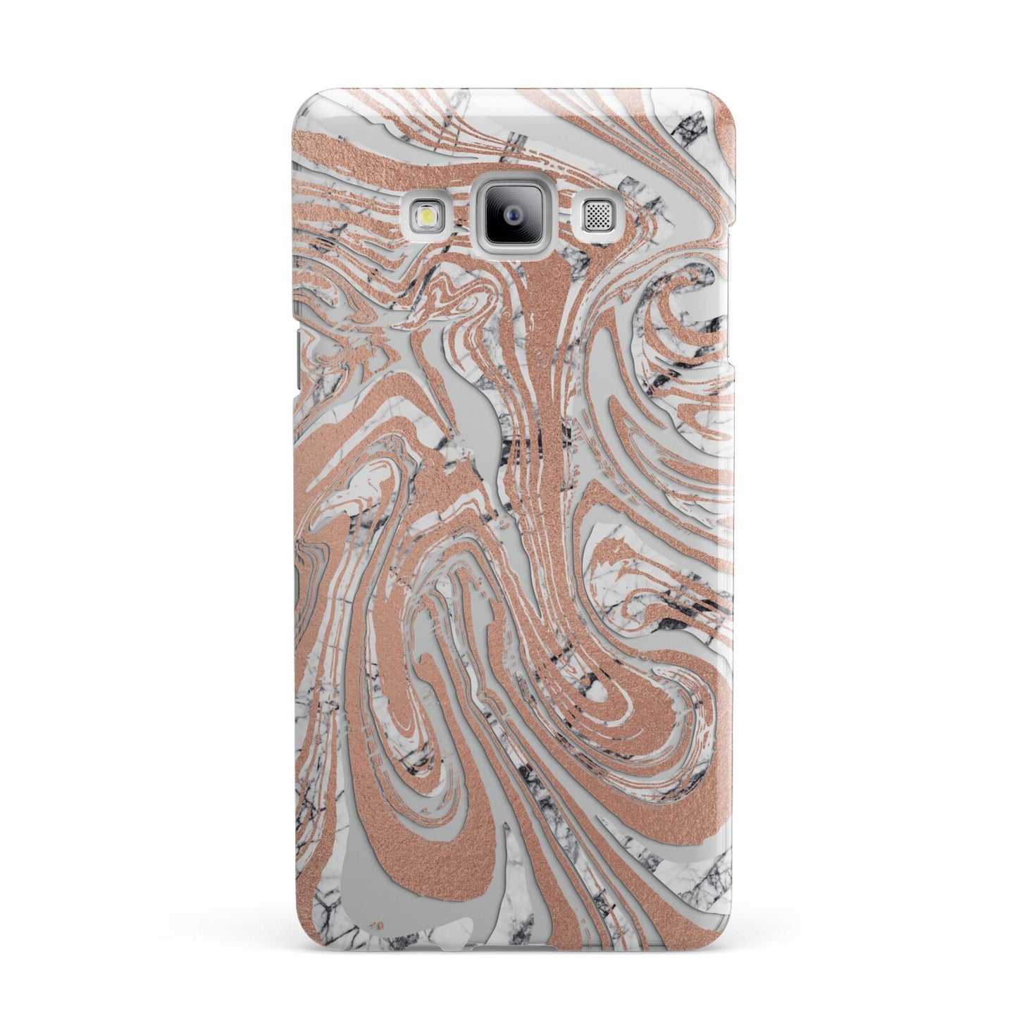 Gold And White Marble Samsung Galaxy A7 2015 Case