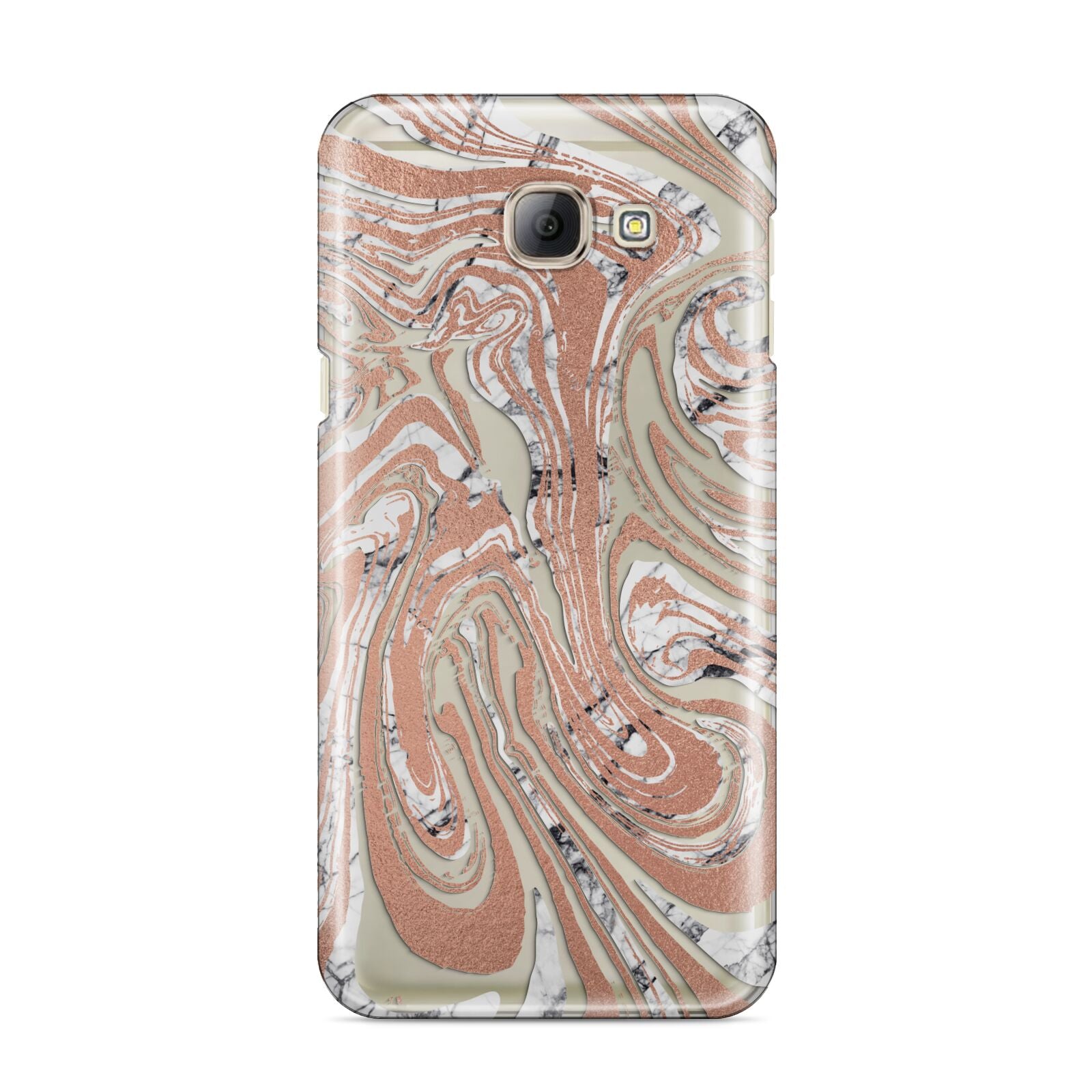 Gold And White Marble Samsung Galaxy A8 2016 Case