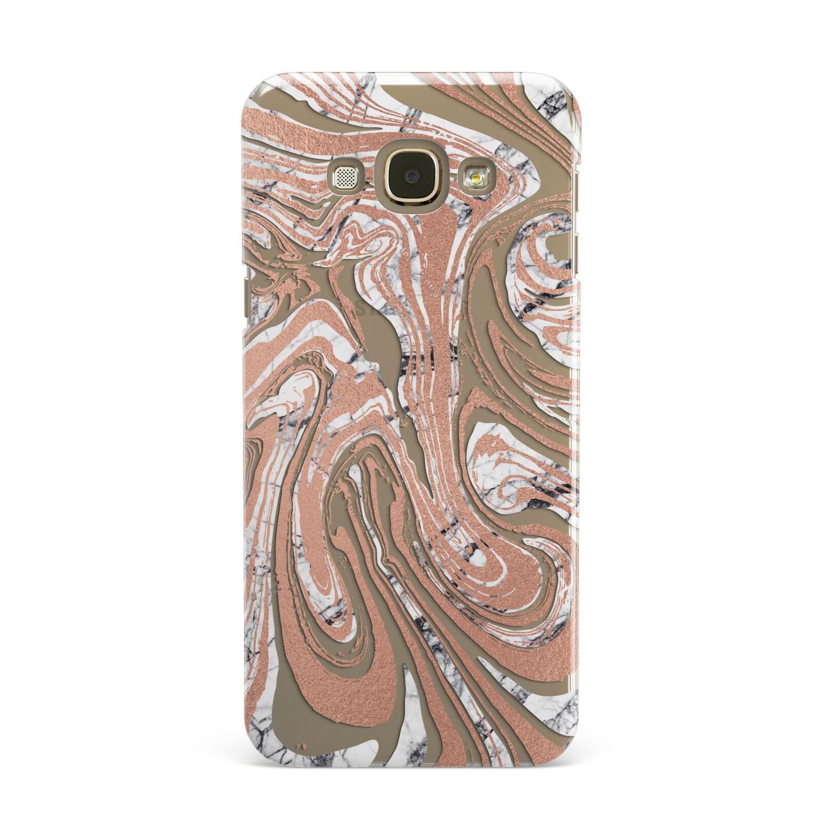 Gold And White Marble Samsung Galaxy A8 Case