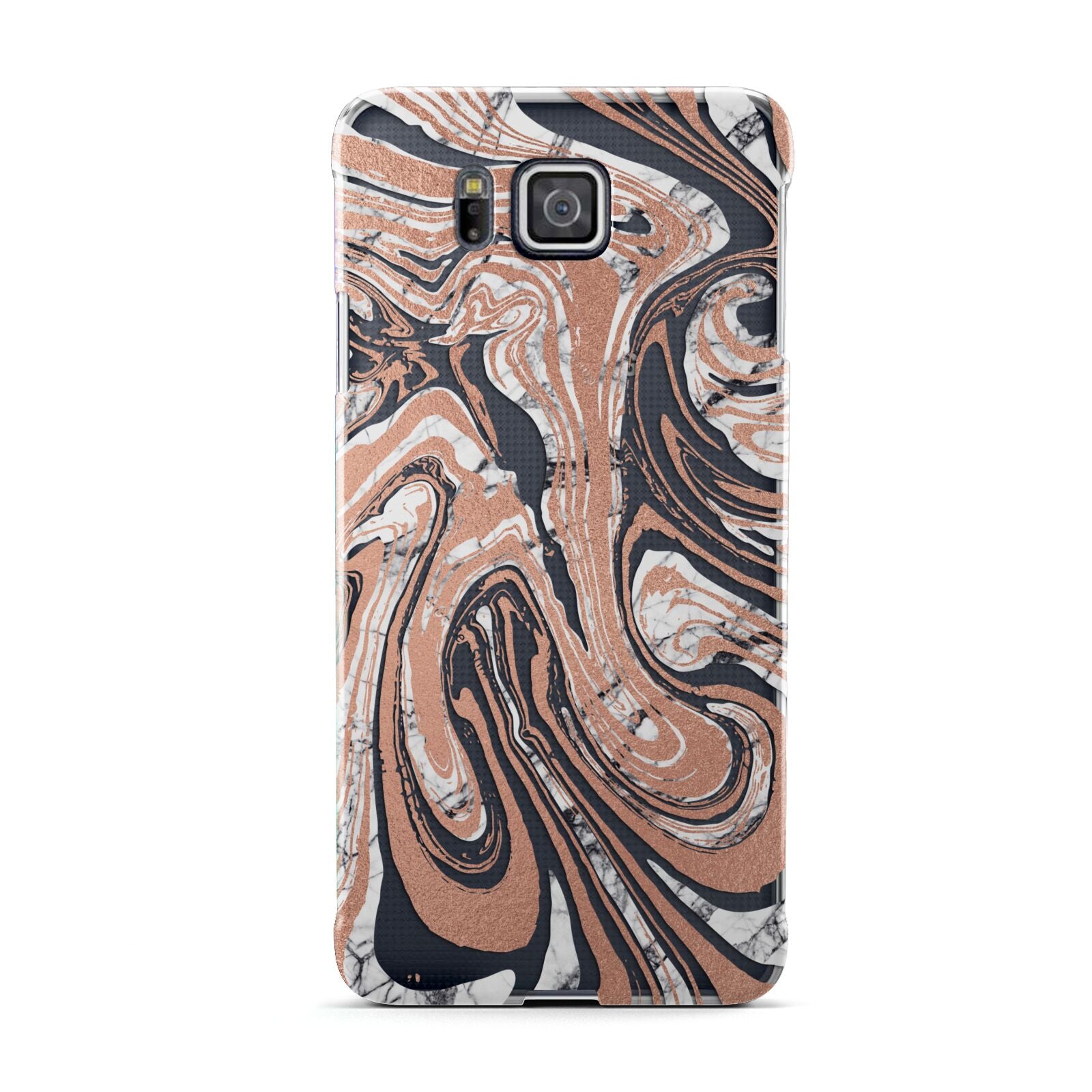 Gold And White Marble Samsung Galaxy Alpha Case