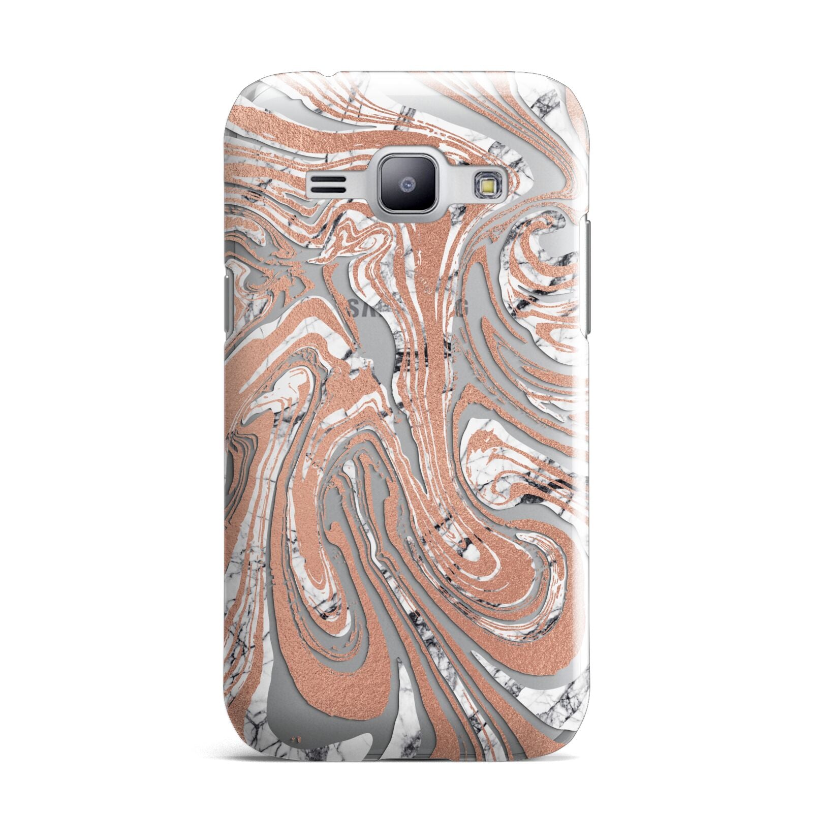 Gold And White Marble Samsung Galaxy J1 2015 Case