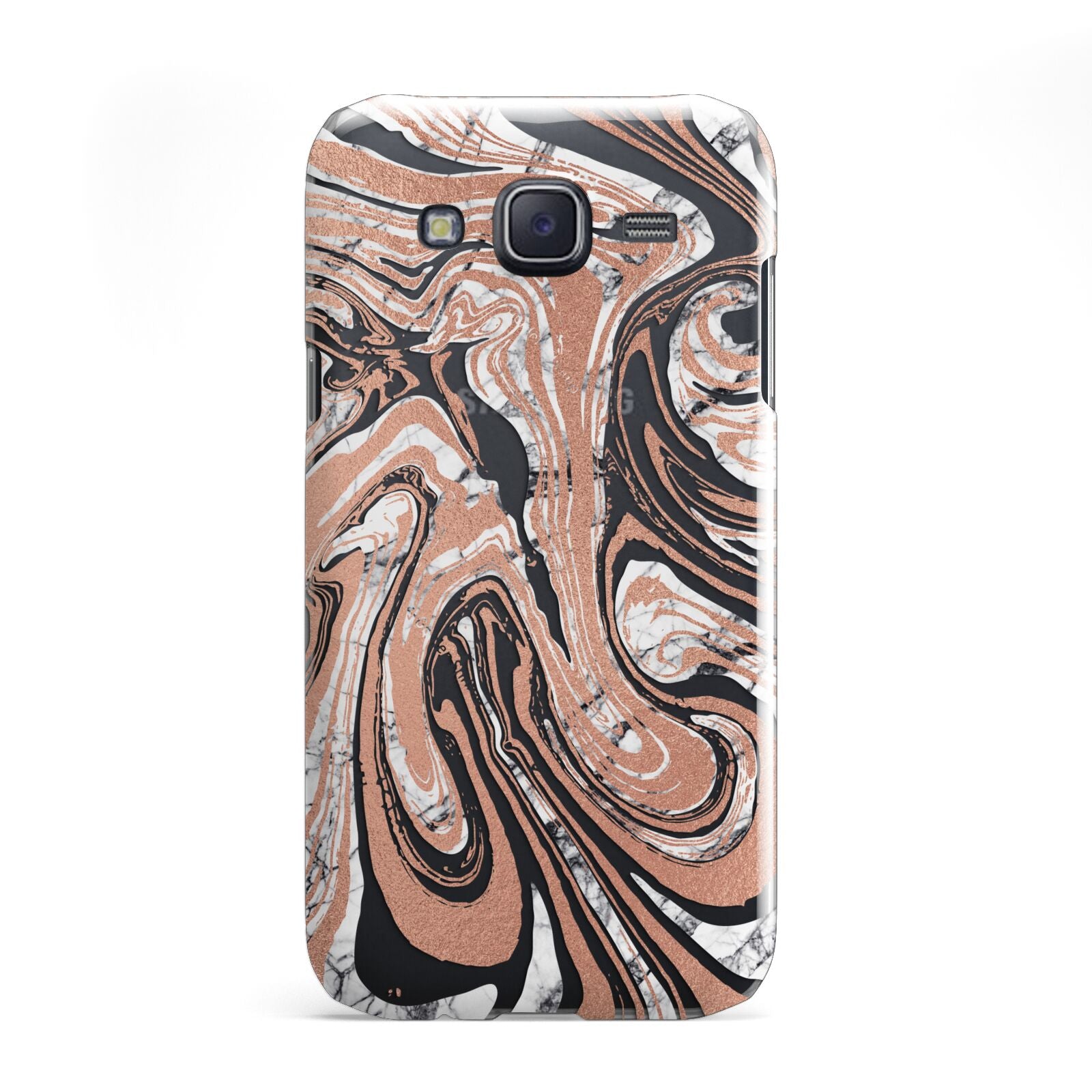 Gold And White Marble Samsung Galaxy J5 Case