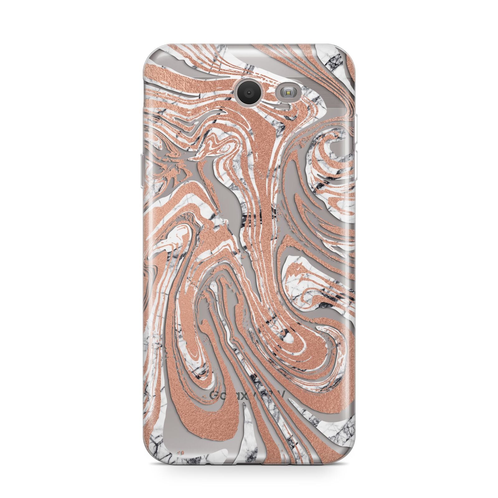 Gold And White Marble Samsung Galaxy J7 2017 Case