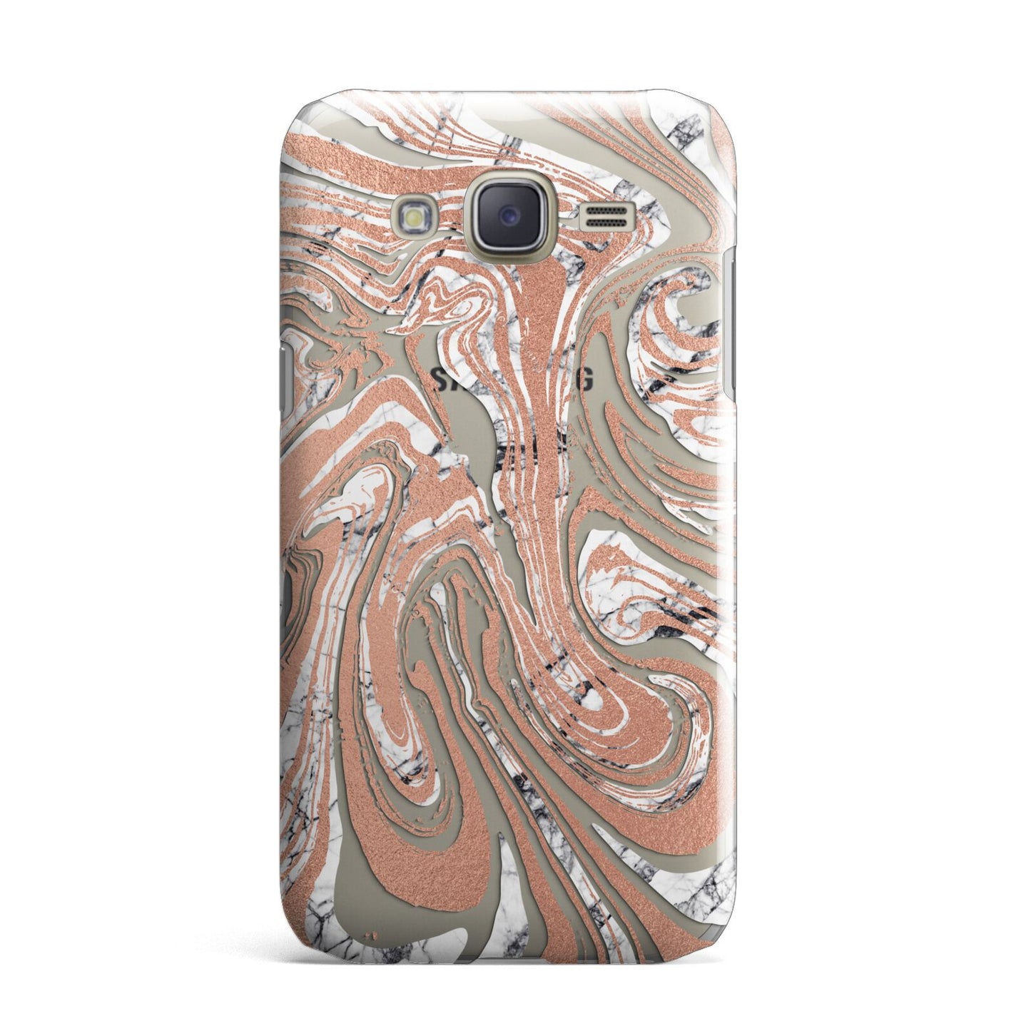 Gold And White Marble Samsung Galaxy J7 Case