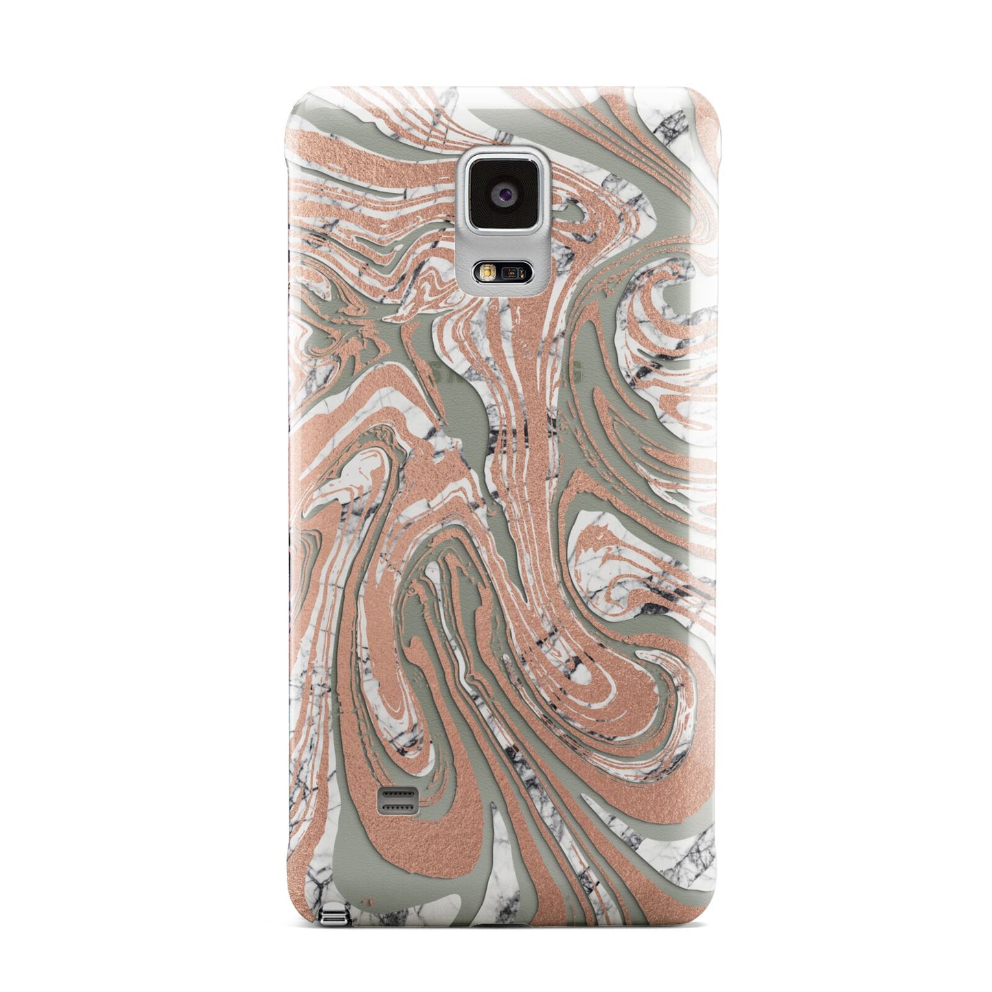 Gold And White Marble Samsung Galaxy Note 4 Case