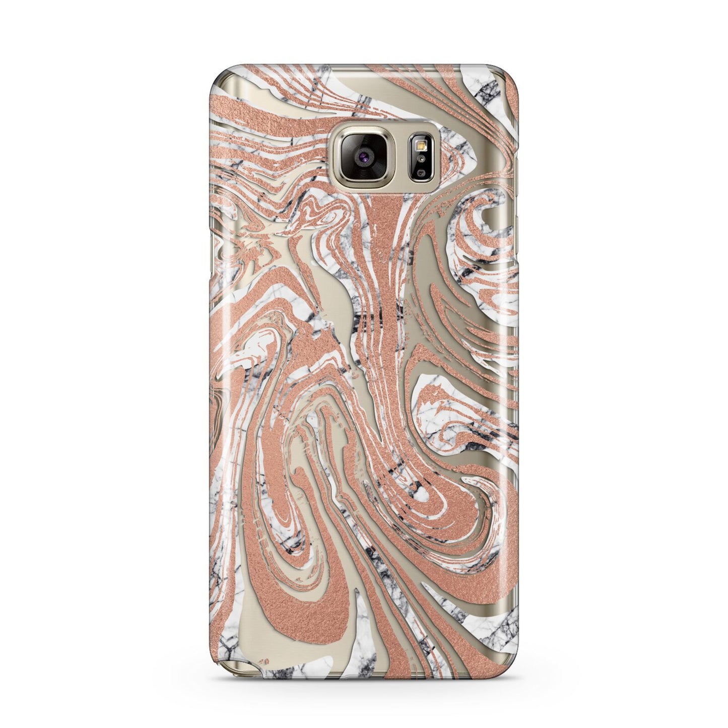 Gold And White Marble Samsung Galaxy Note 5 Case