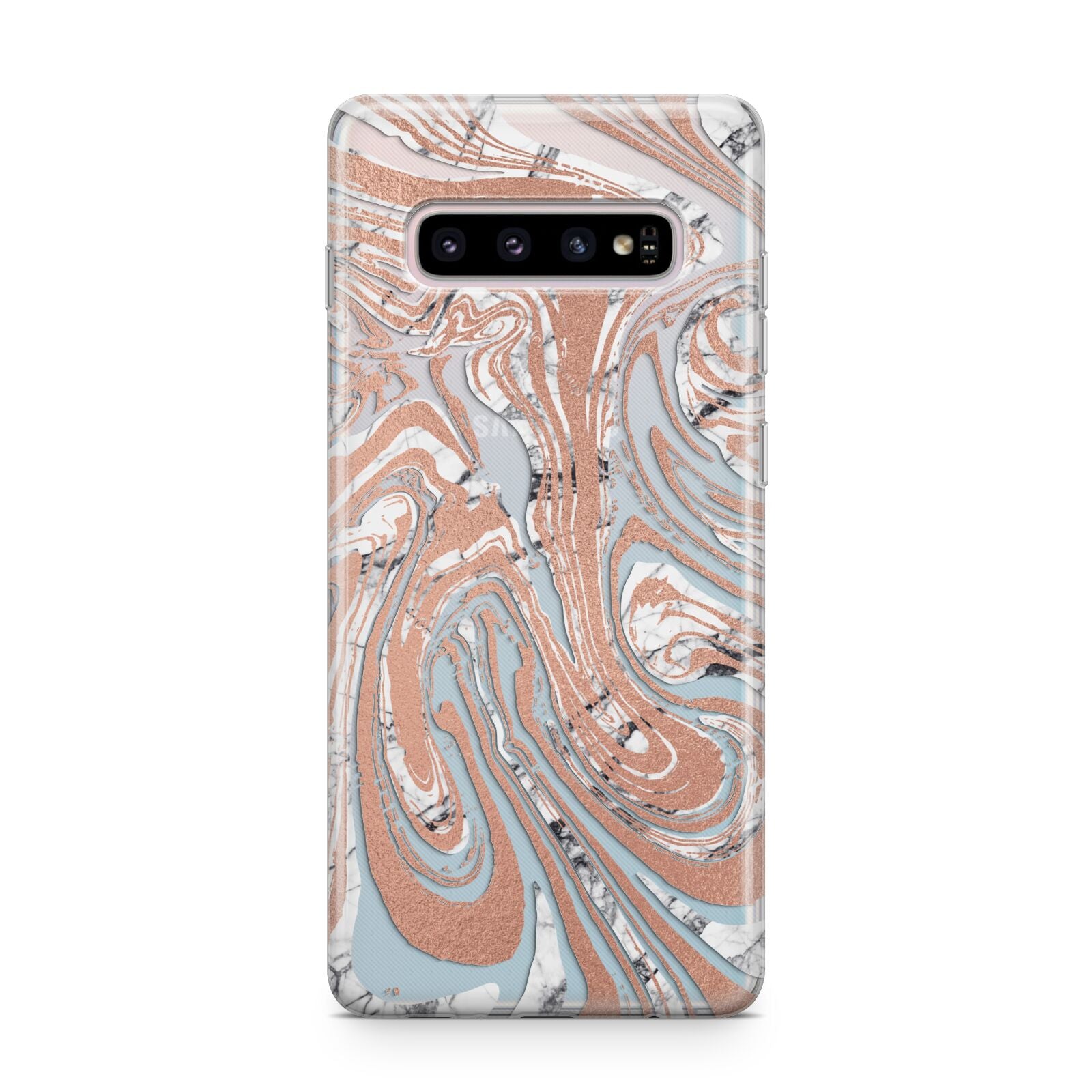 Gold And White Marble Samsung Galaxy S10 Plus Case