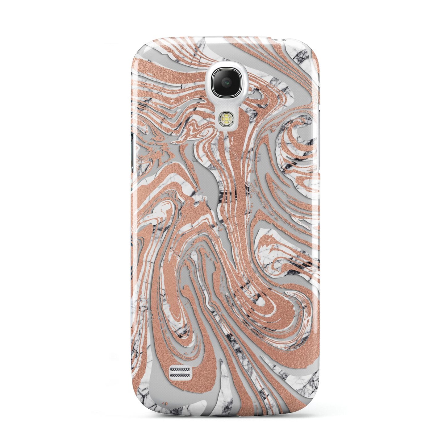 Gold And White Marble Samsung Galaxy S4 Mini Case