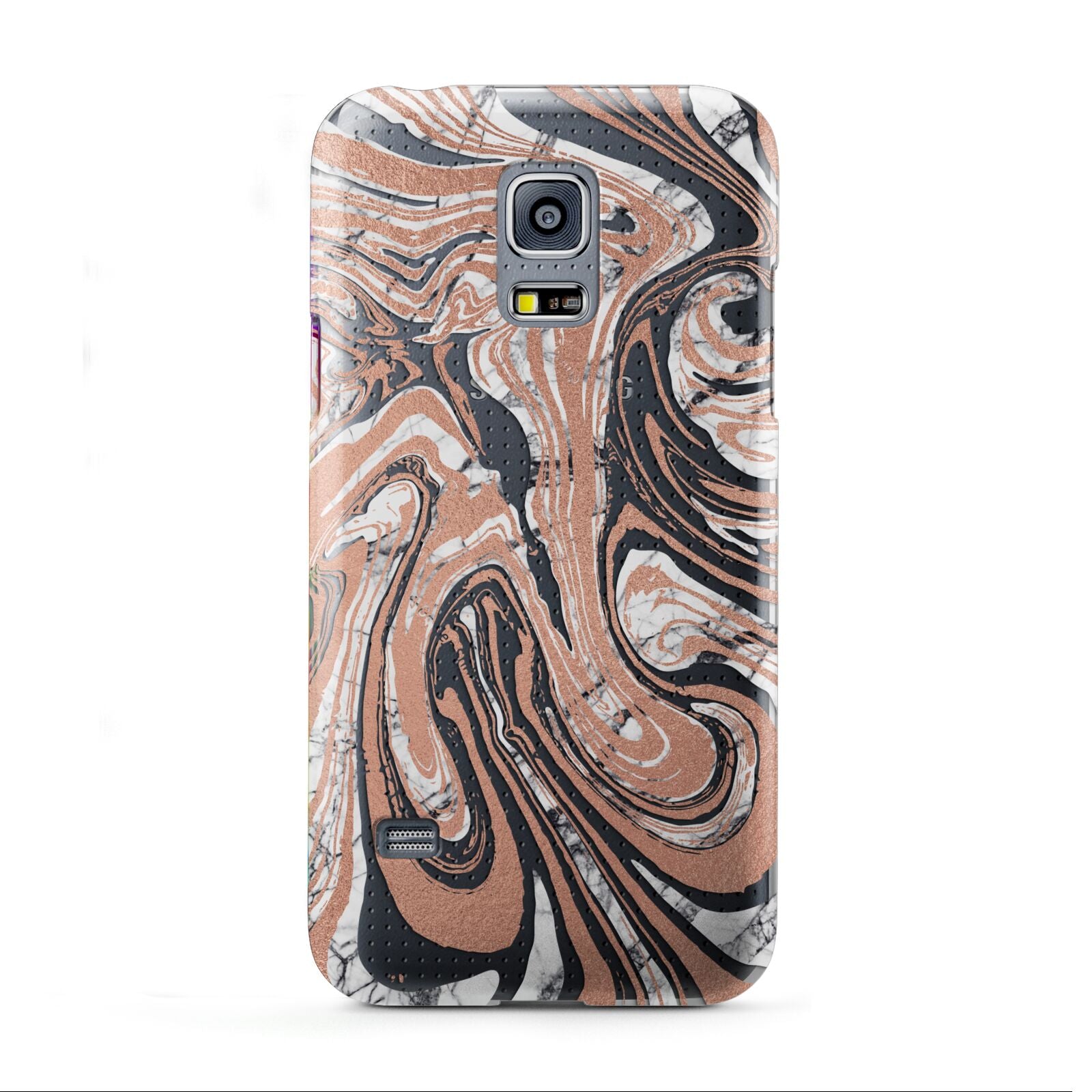 Gold And White Marble Samsung Galaxy S5 Mini Case