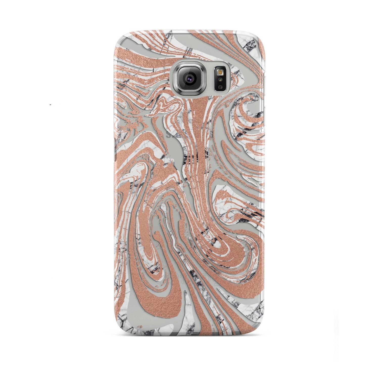 Gold And White Marble Samsung Galaxy S6 Case