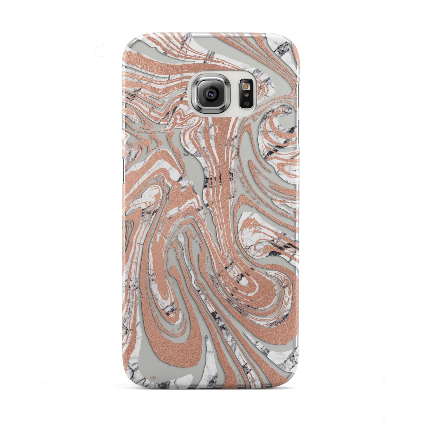 Gold And White Marble Samsung Galaxy S6 Edge Case