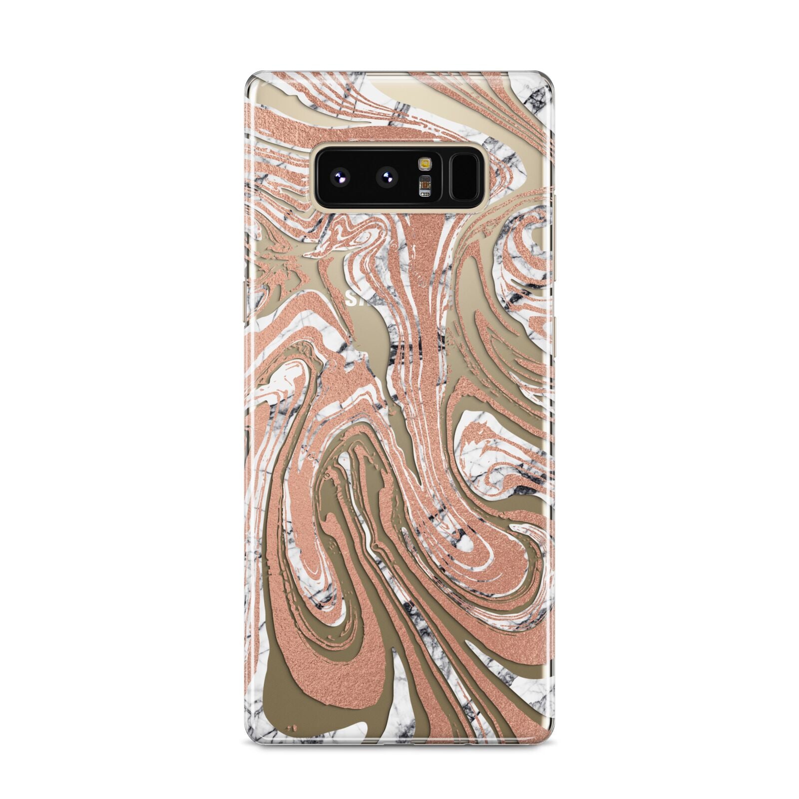 Gold And White Marble Samsung Galaxy S8 Case