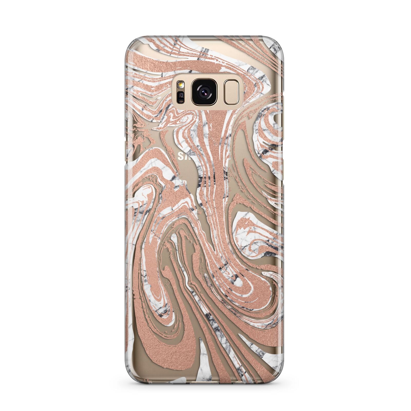 Gold And White Marble Samsung Galaxy S8 Plus Case