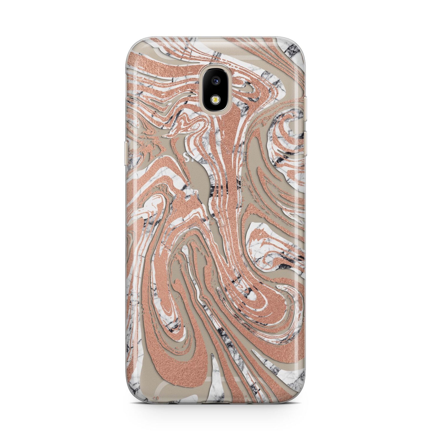 Gold And White Marble Samsung J5 2017 Case