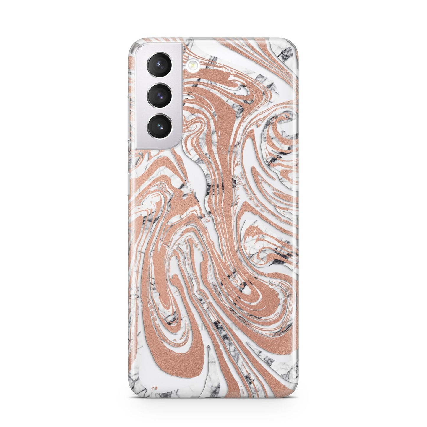 Gold And White Marble Samsung S21 Case