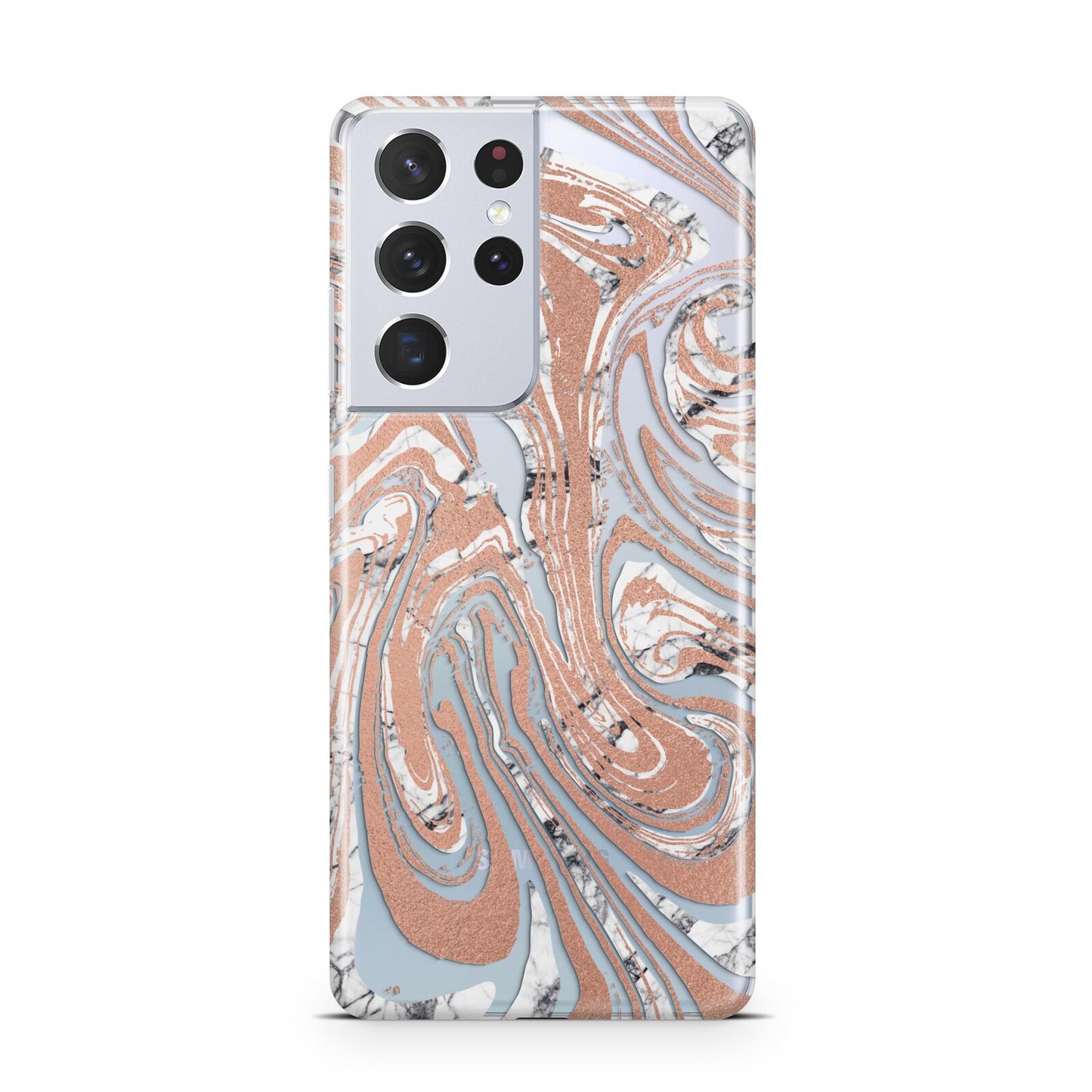 Gold And White Marble Samsung S21 Ultra Case