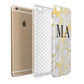 Gold Marble Custom Initials Apple iPhone 6 Plus 3D Tough Case Expand Detail Image