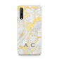 Gold Marble Initials Personalised Huawei P Smart Pro 2019