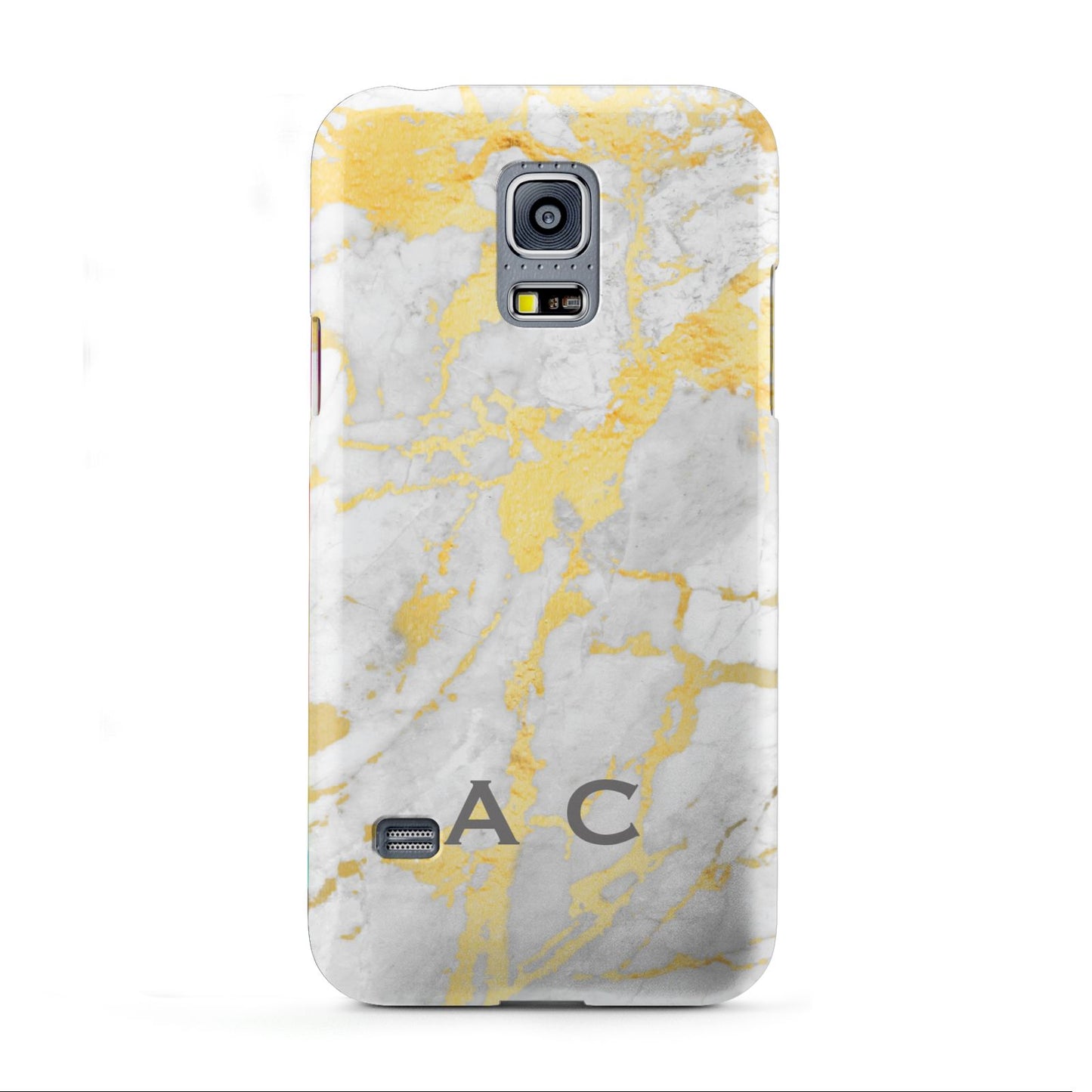 Gold Marble Initials Personalised Samsung Galaxy S5 Mini Case