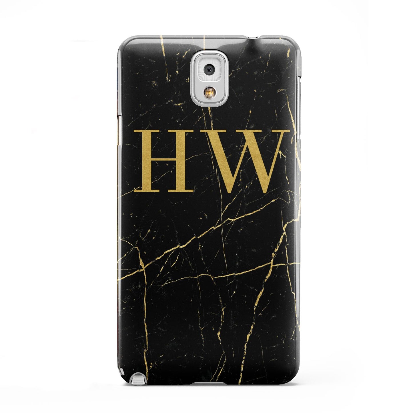 Gold Marble Monogram Personalised Samsung Galaxy Note 3 Case