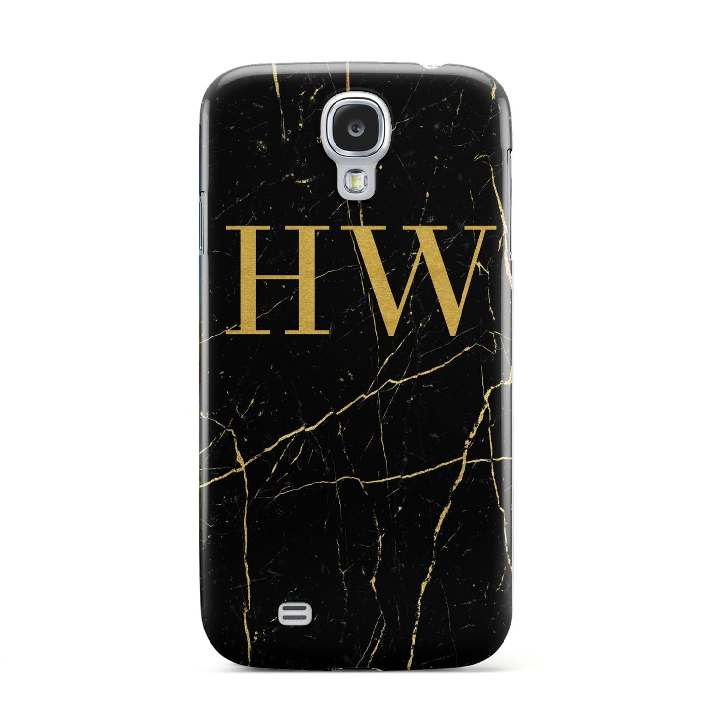 Gold Marble Monogram Personalised Samsung Galaxy S4 Case