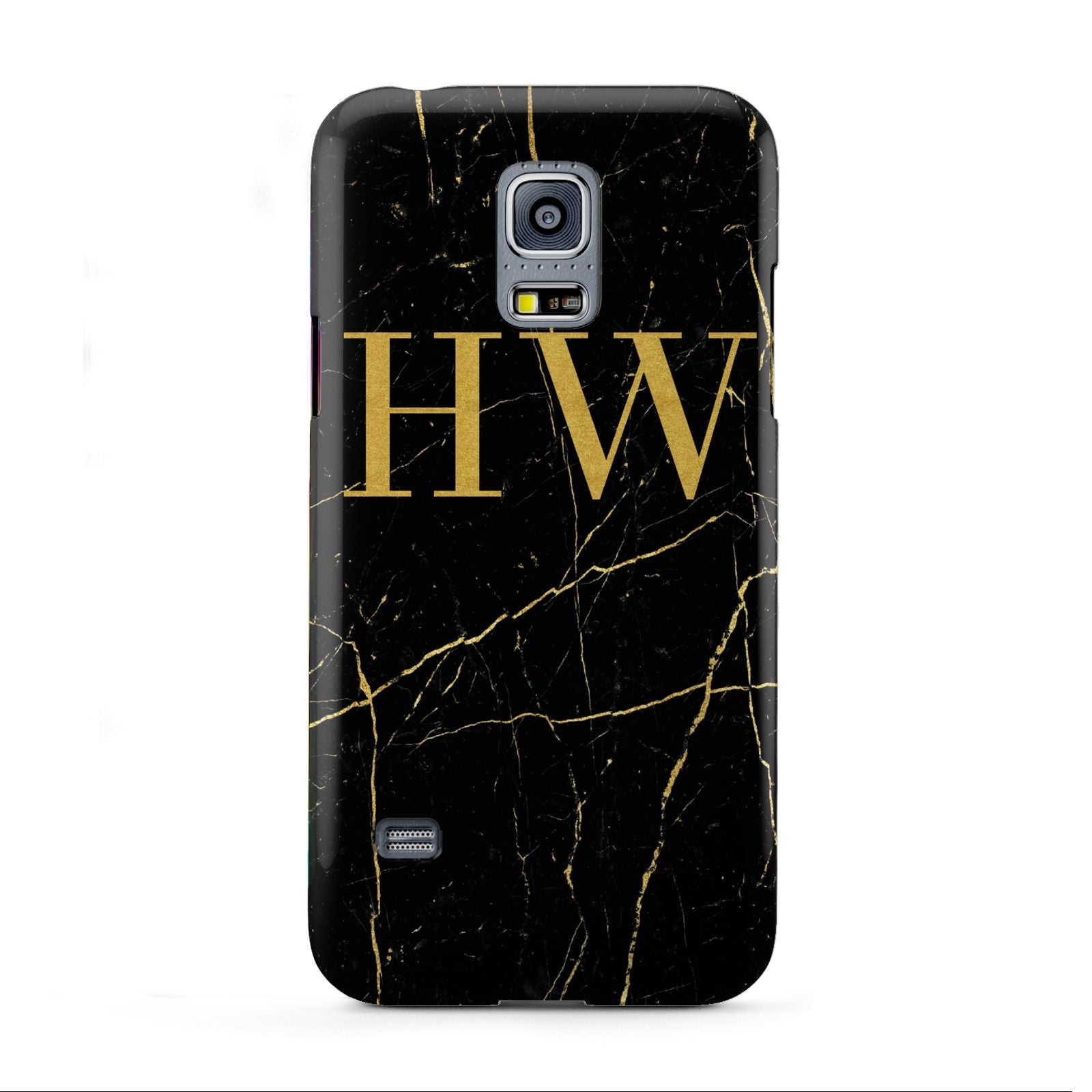 Gold Marble Monogram Personalised Samsung Galaxy S5 Mini Case