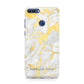 Gold Marble Name Personalised Huawei P Smart Case