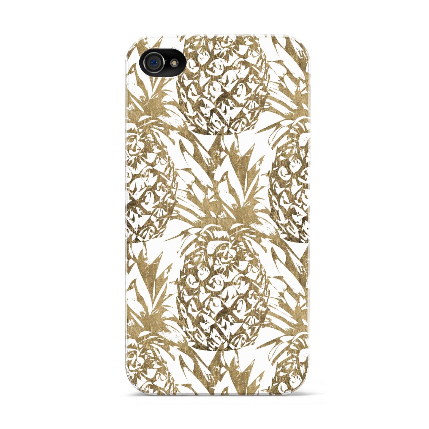 Gold Pineapple Fruit Apple iPhone 4s Case