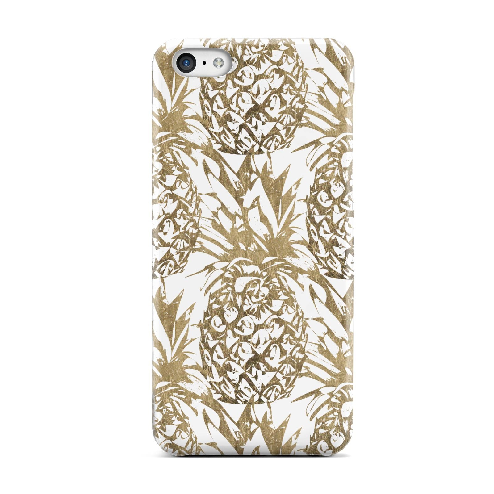 Gold Pineapple Fruit Apple iPhone 5c Case