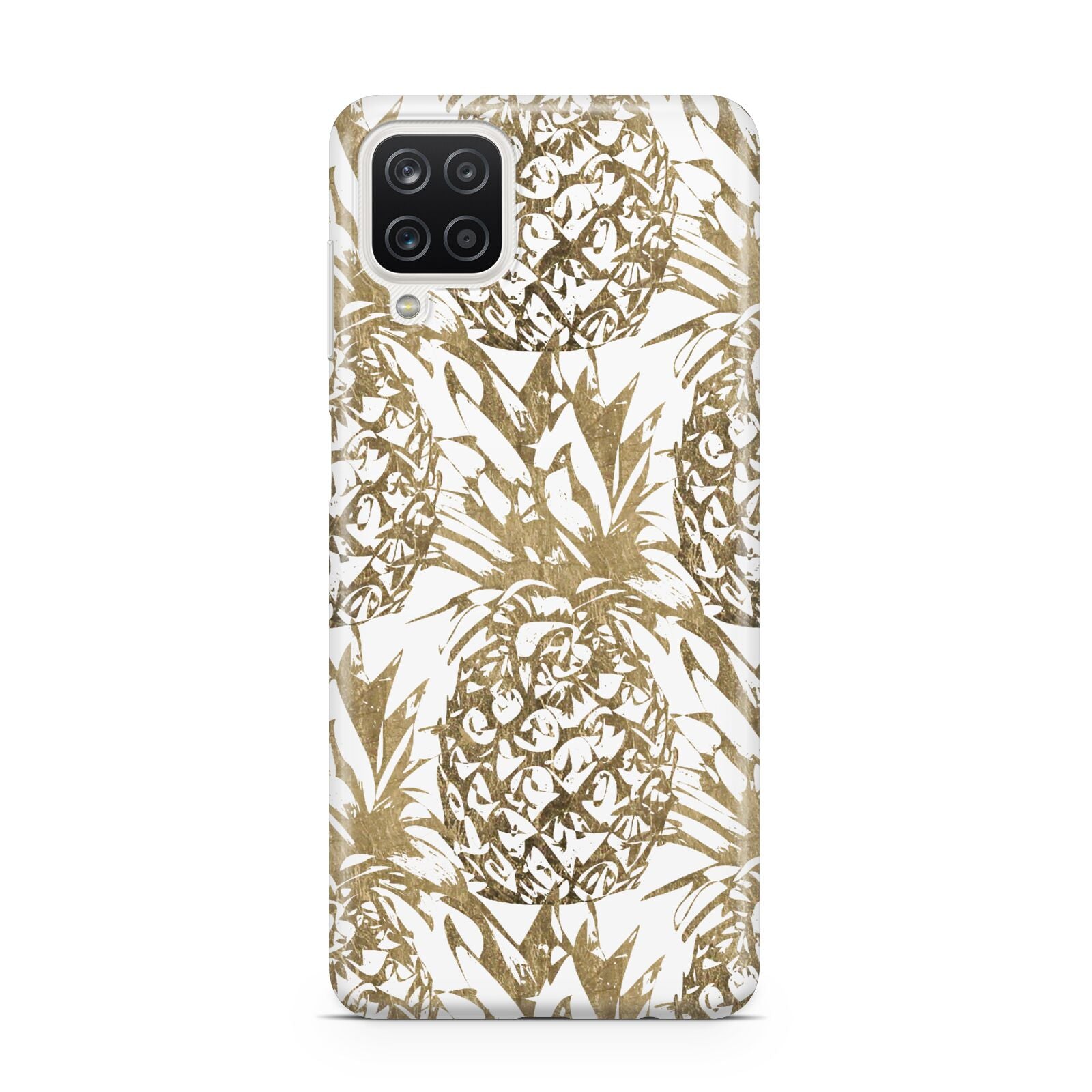 Gold Pineapple Fruit Samsung A12 Case